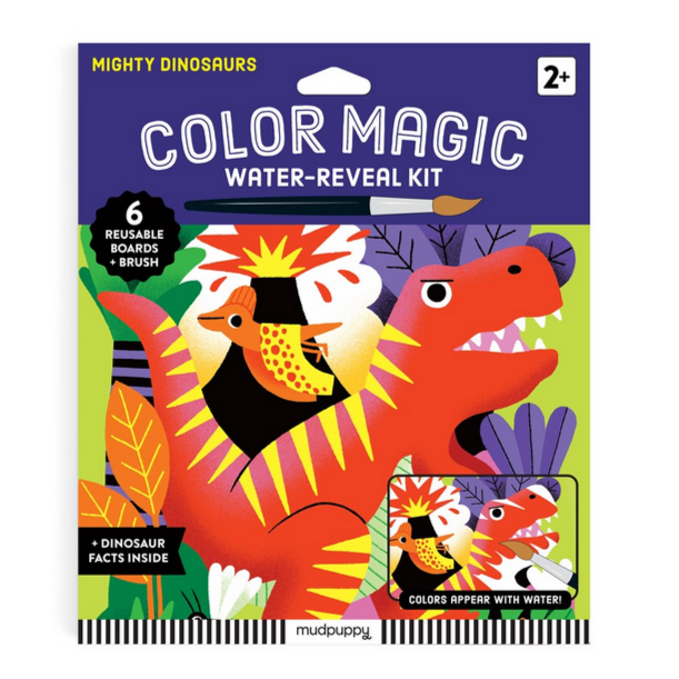 Mighty Dinosaurs Color Magic Water-Reveal Kit