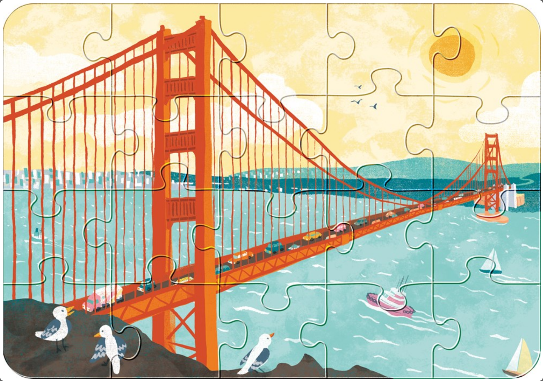 My San Francisco Puzzle -20pcs