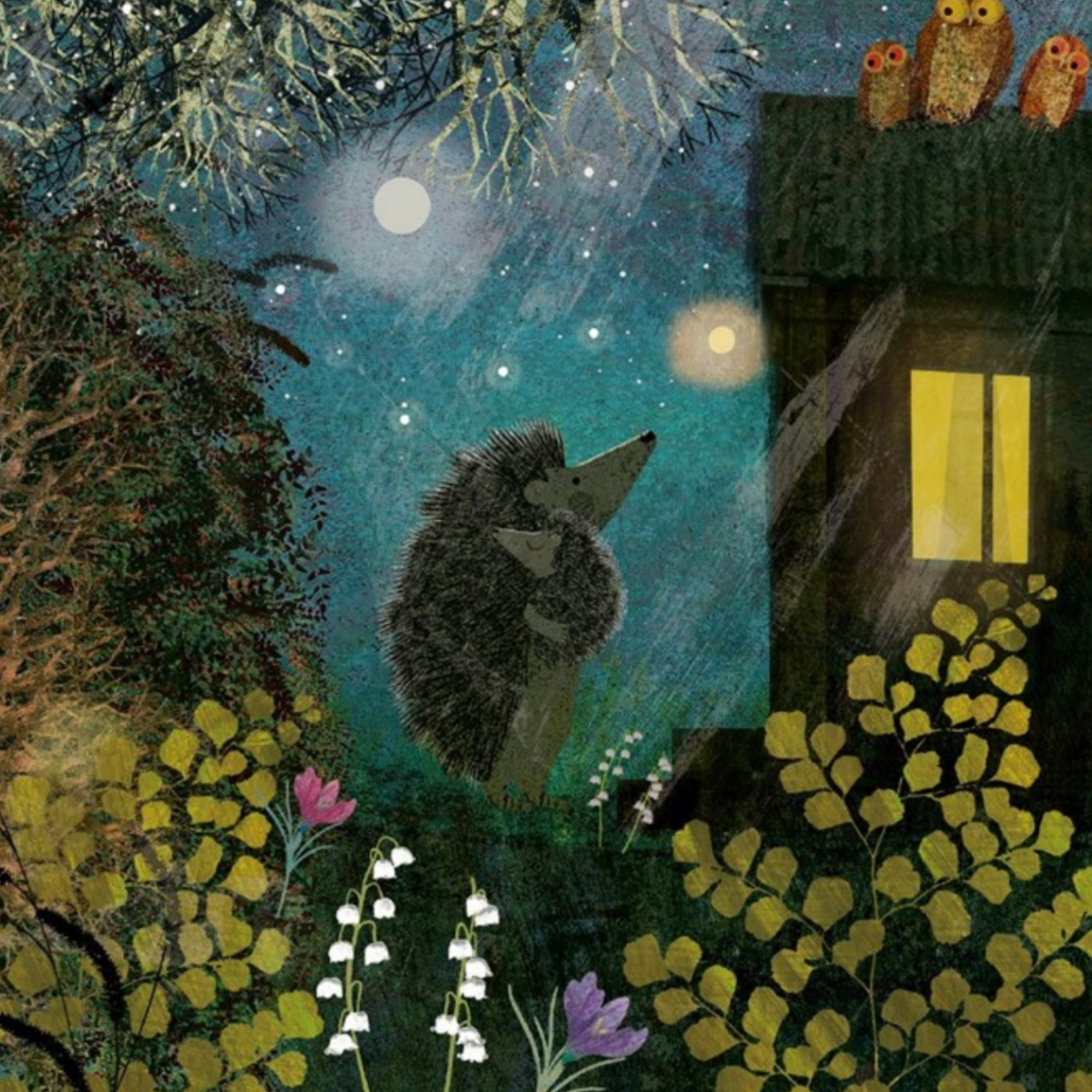 Again!: A Big Hedgehog and Little Hedgehog Adventure