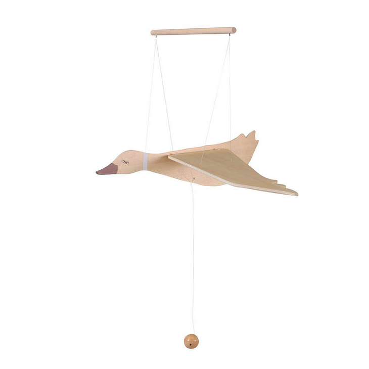 WOODEN FLYING GOOSE