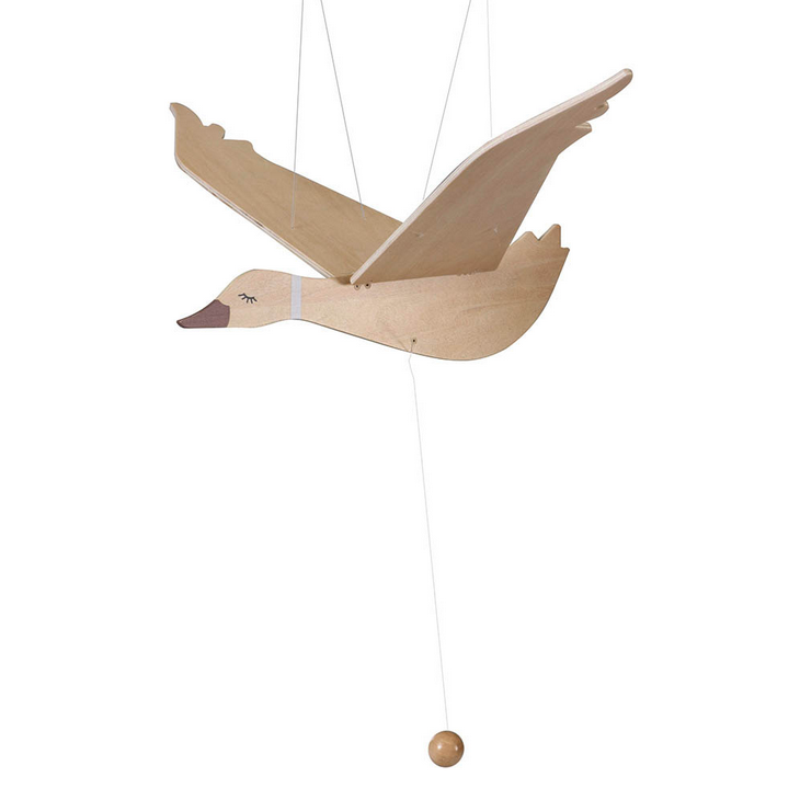 WOODEN FLYING GOOSE
