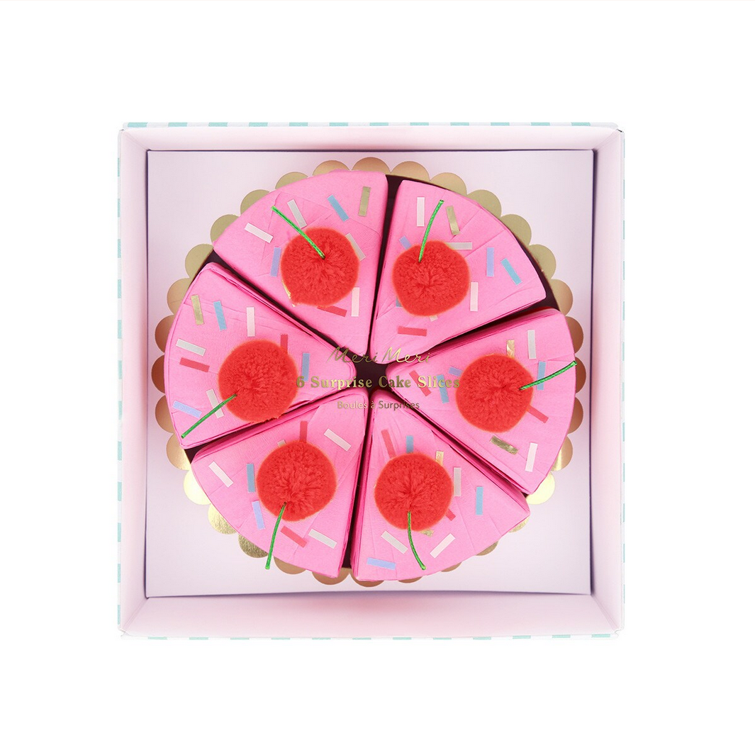 Surprise Cake Slices