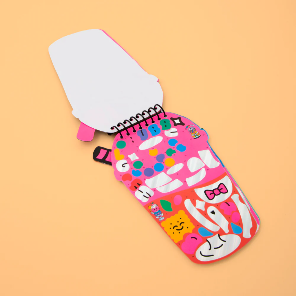 Sticker by number book - Bubble Tea