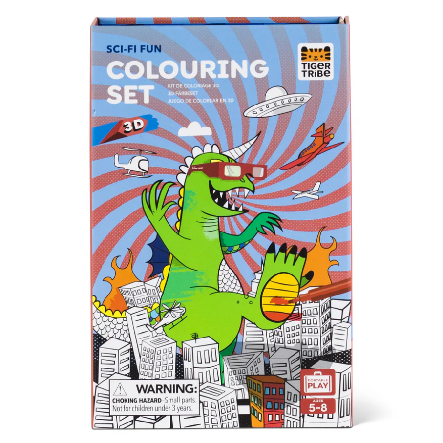 Sci-Fi Fun 3-D Coloring Sets
