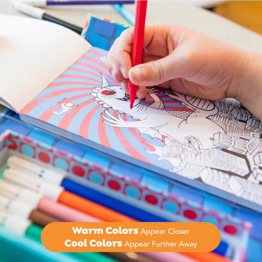 Sci-Fi Fun 3-D Coloring Sets