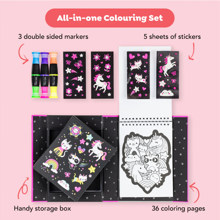 Unicorn and Friends -Neon Color Set