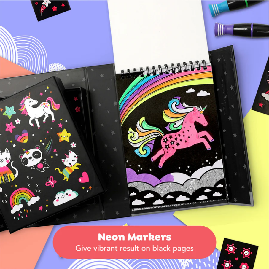 Unicorn and Friends -Neon Color Set