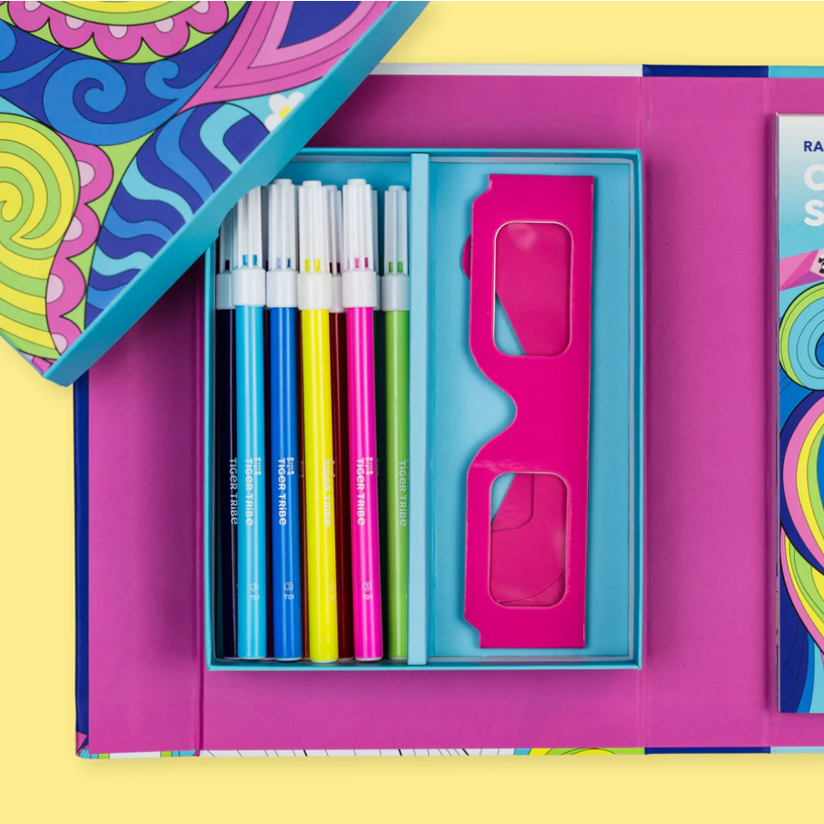 3-D Rainbow Dreams Coloring Set