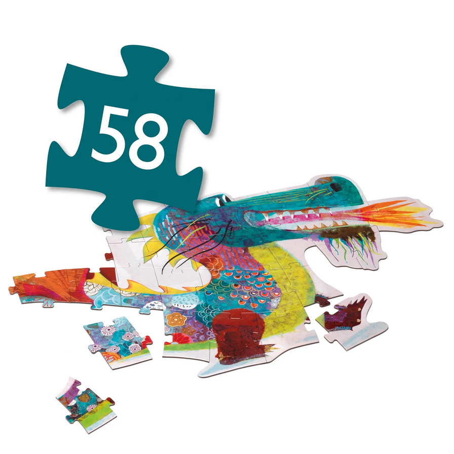 Giant Leon the Dragon Giant Puzzle -58pcs