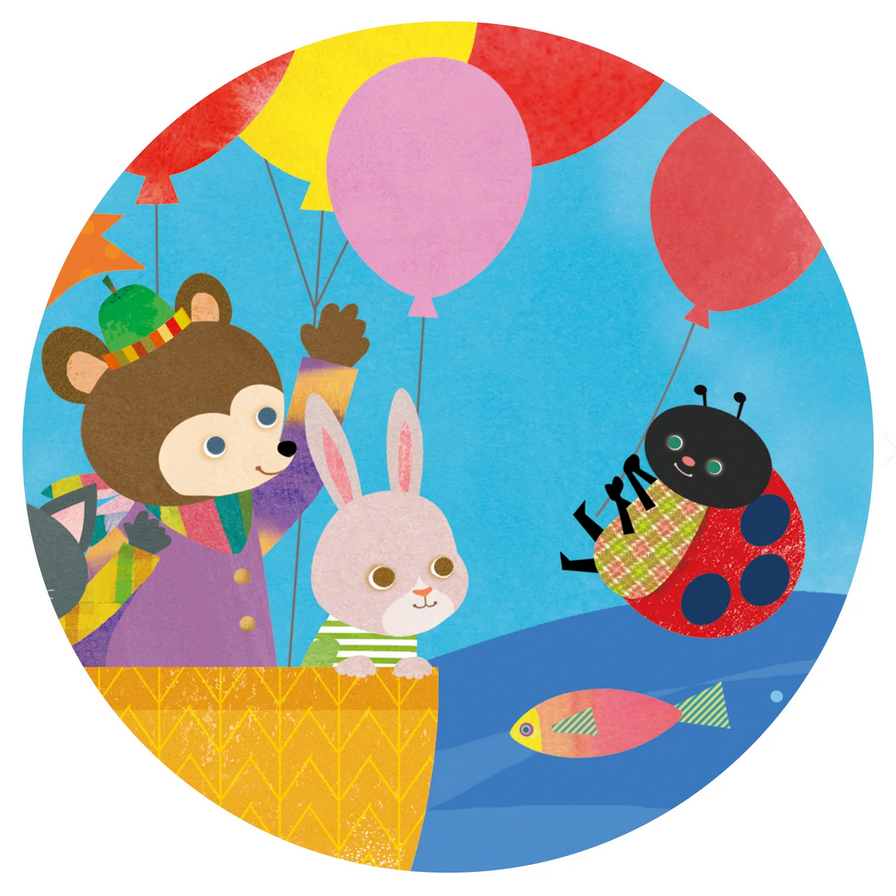 Hot Air Balloon Puzzle -16pcs