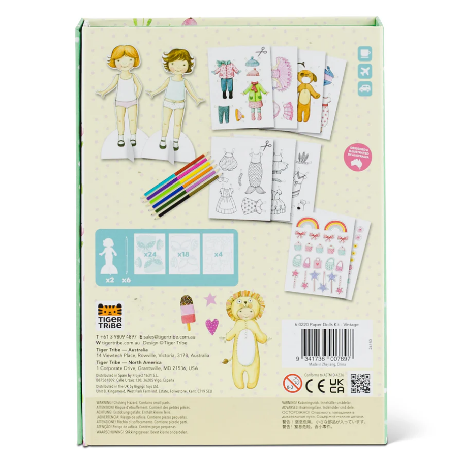 Paper Dolls Kit - Vintage