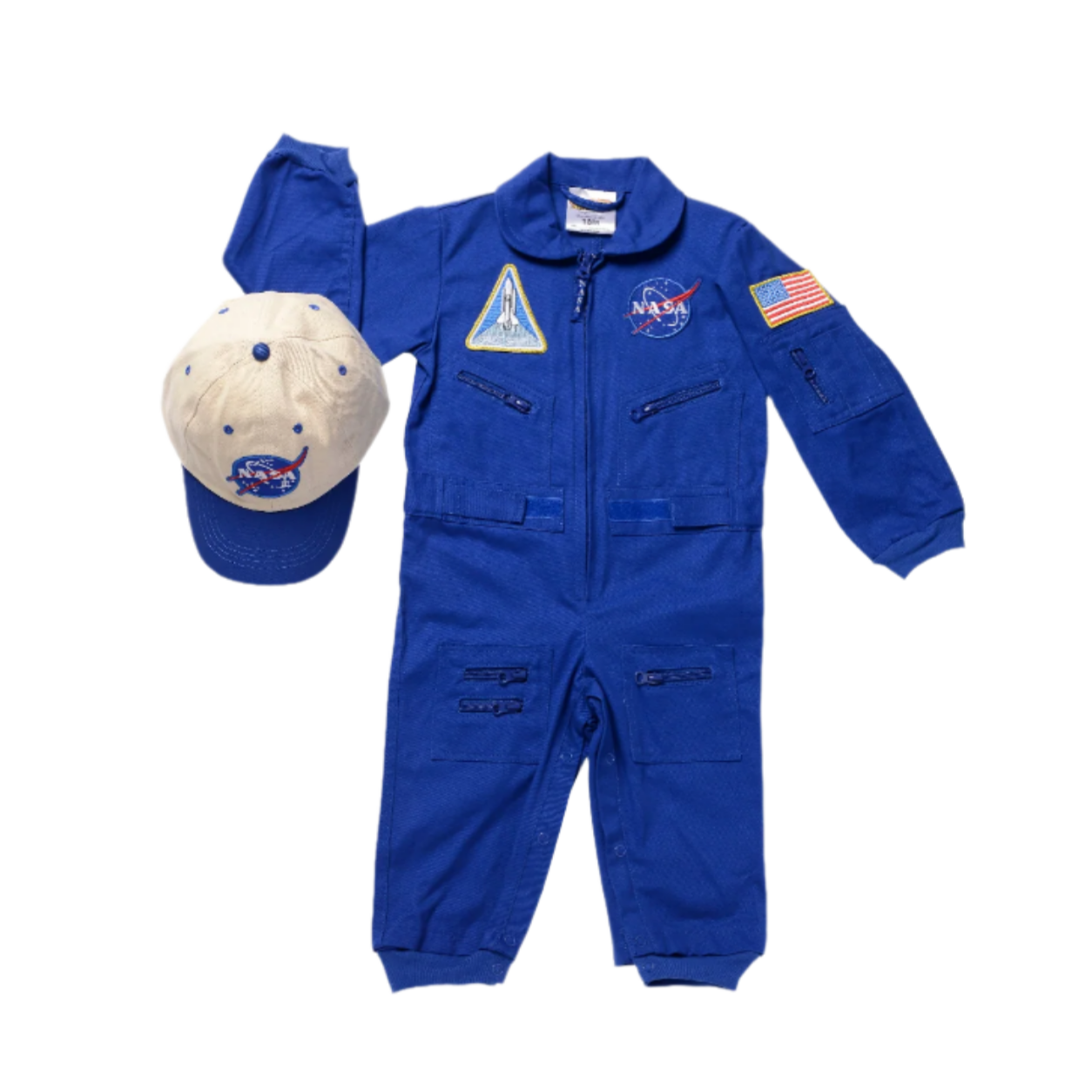 Flight Suit with Embroidered Cap
