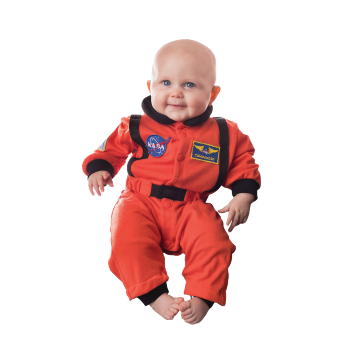 Jr. Astronaut Romper -orange