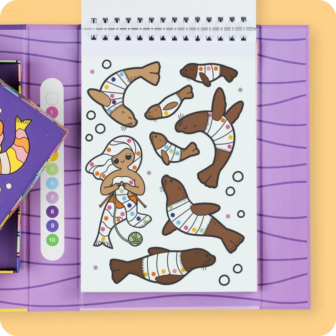 Color by Numbers - Mermaids and Friends