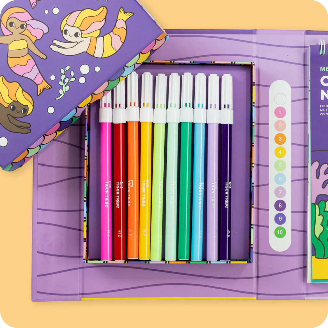 Color by Numbers - Mermaids and Friends
