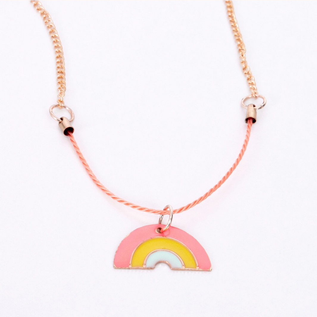 Enamel Rainbow Necklace