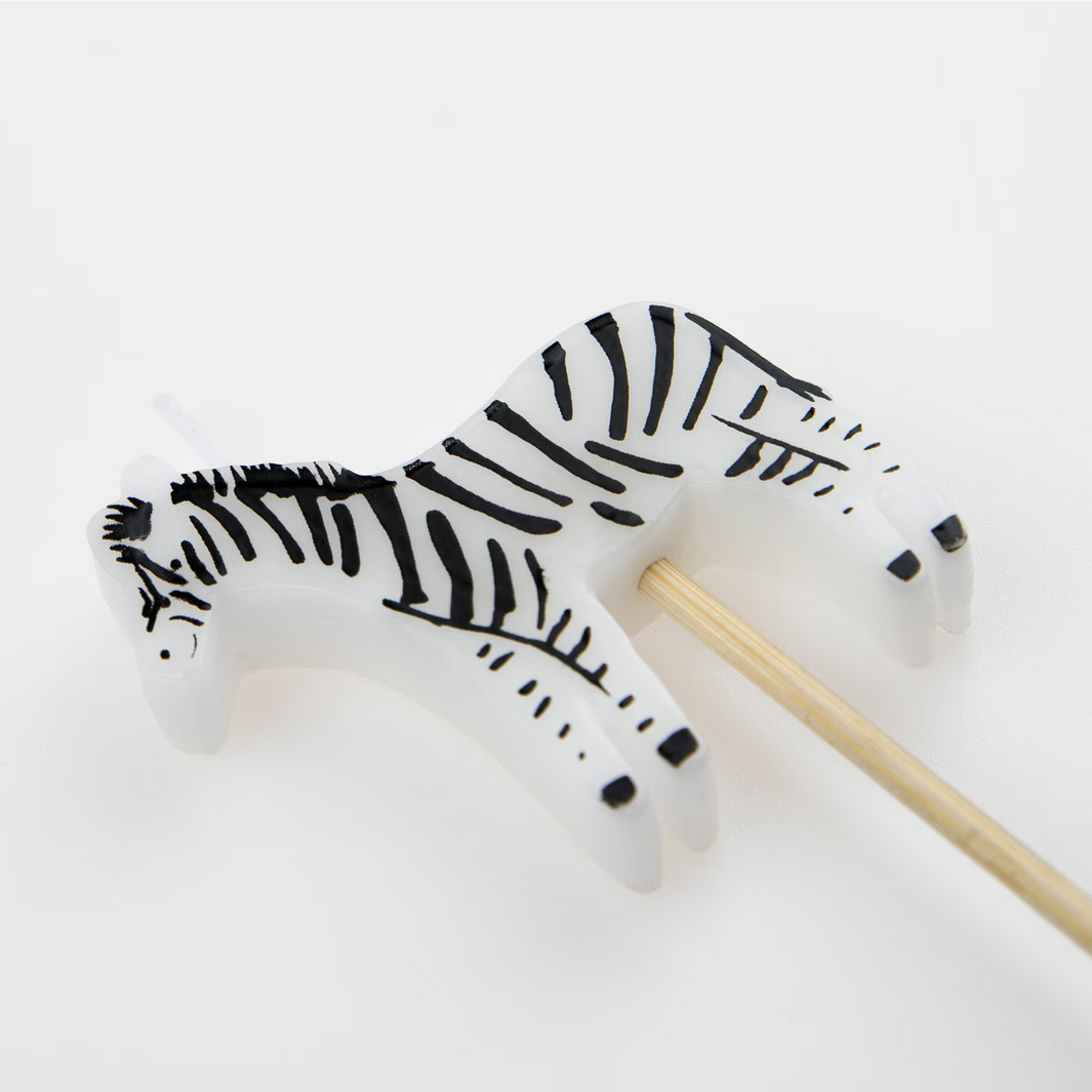 Jungle Animal Candles (6pk)
