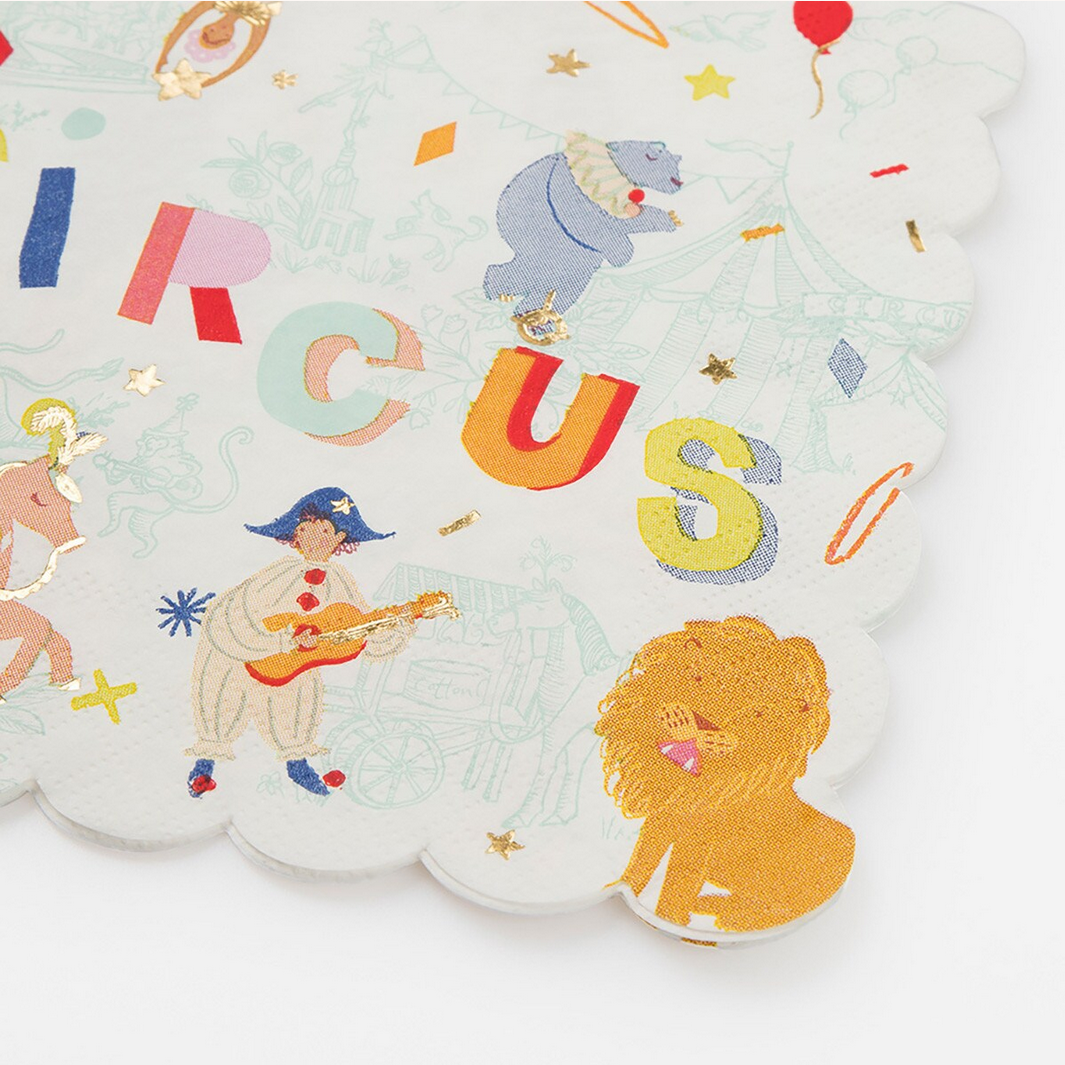 Circus Large Napkins (16pk)