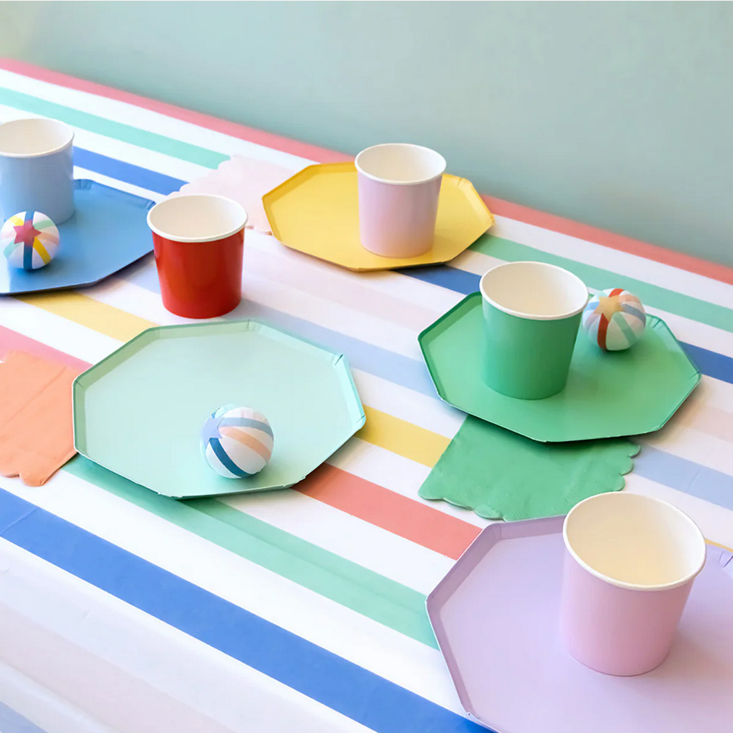 Multi Stripe Tablecloth