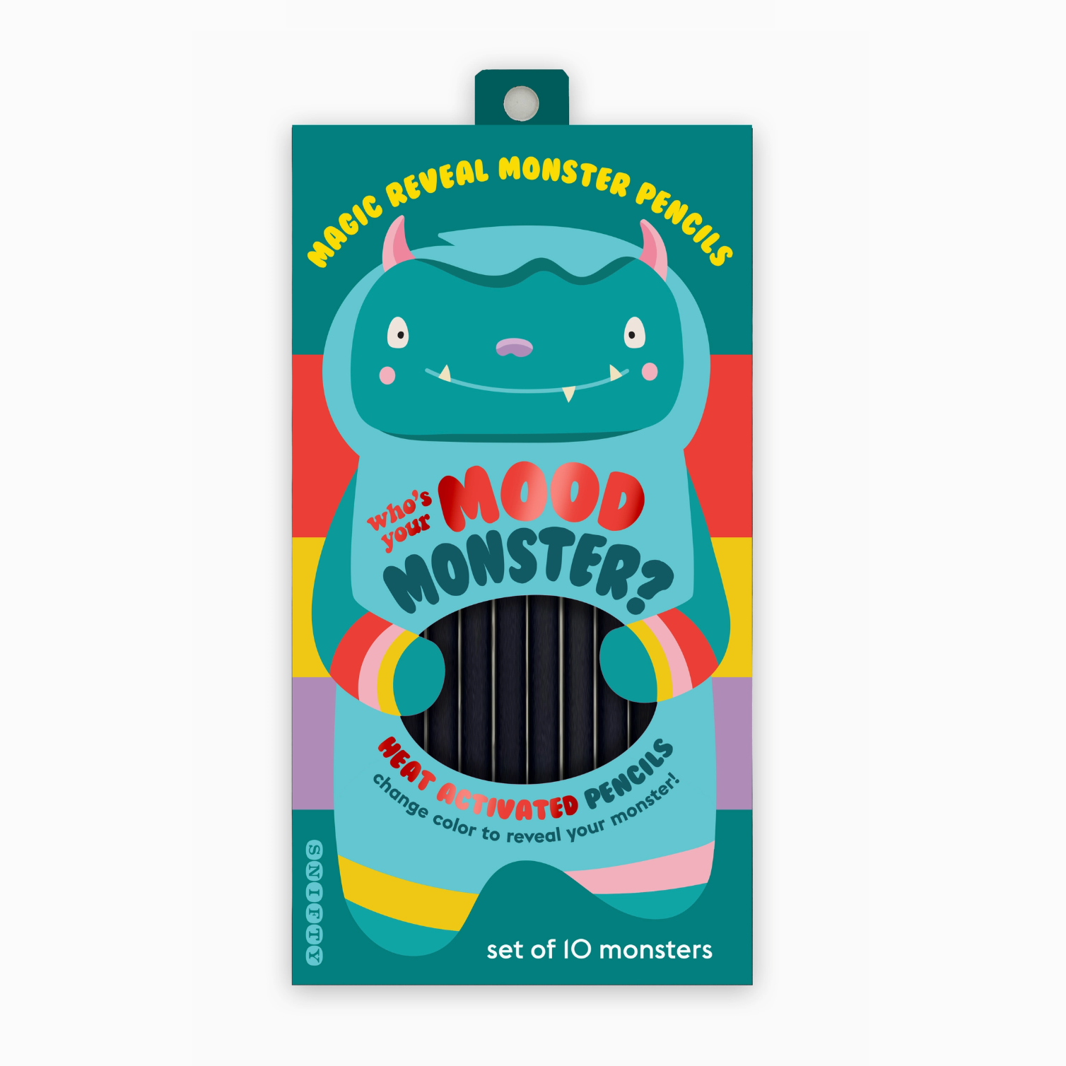 MAGIC REVEAL monster mood pencils - set of 10