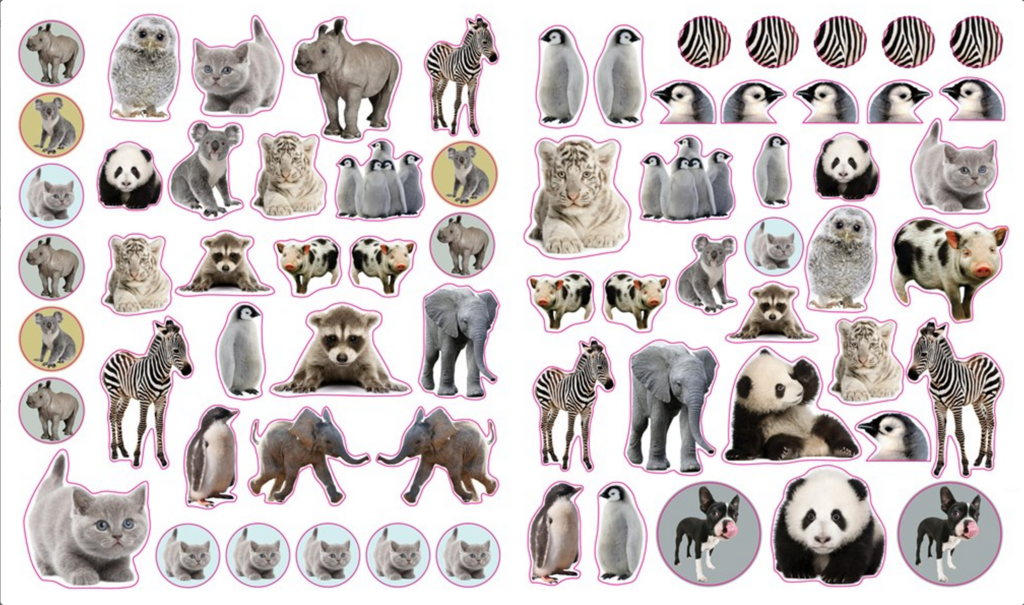 Eyelike Stickers: Baby Animals