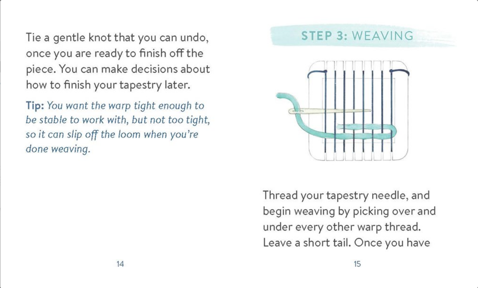 Tiny Weaving: Includes Two Mini Looms!