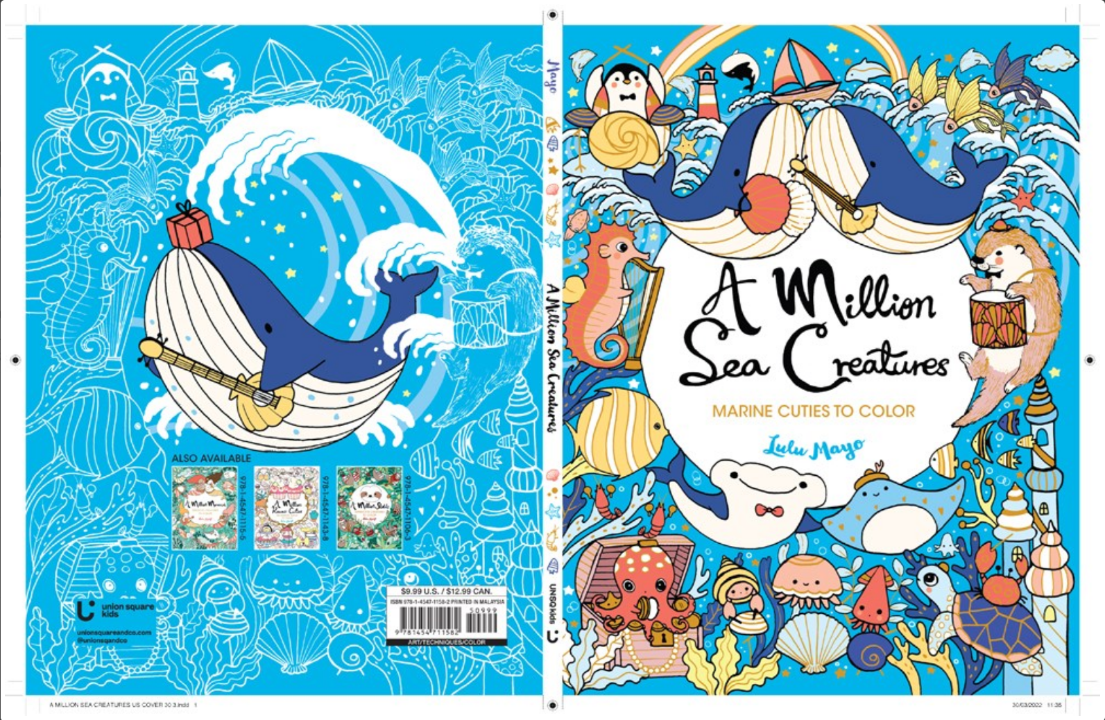 A Million Sea Creatures: Marine Cuties to Color
