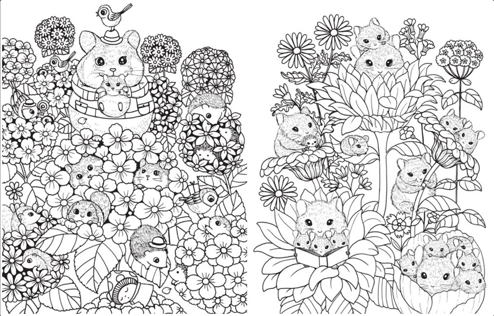 A Million Baby Animals: Little Creatures to Color
