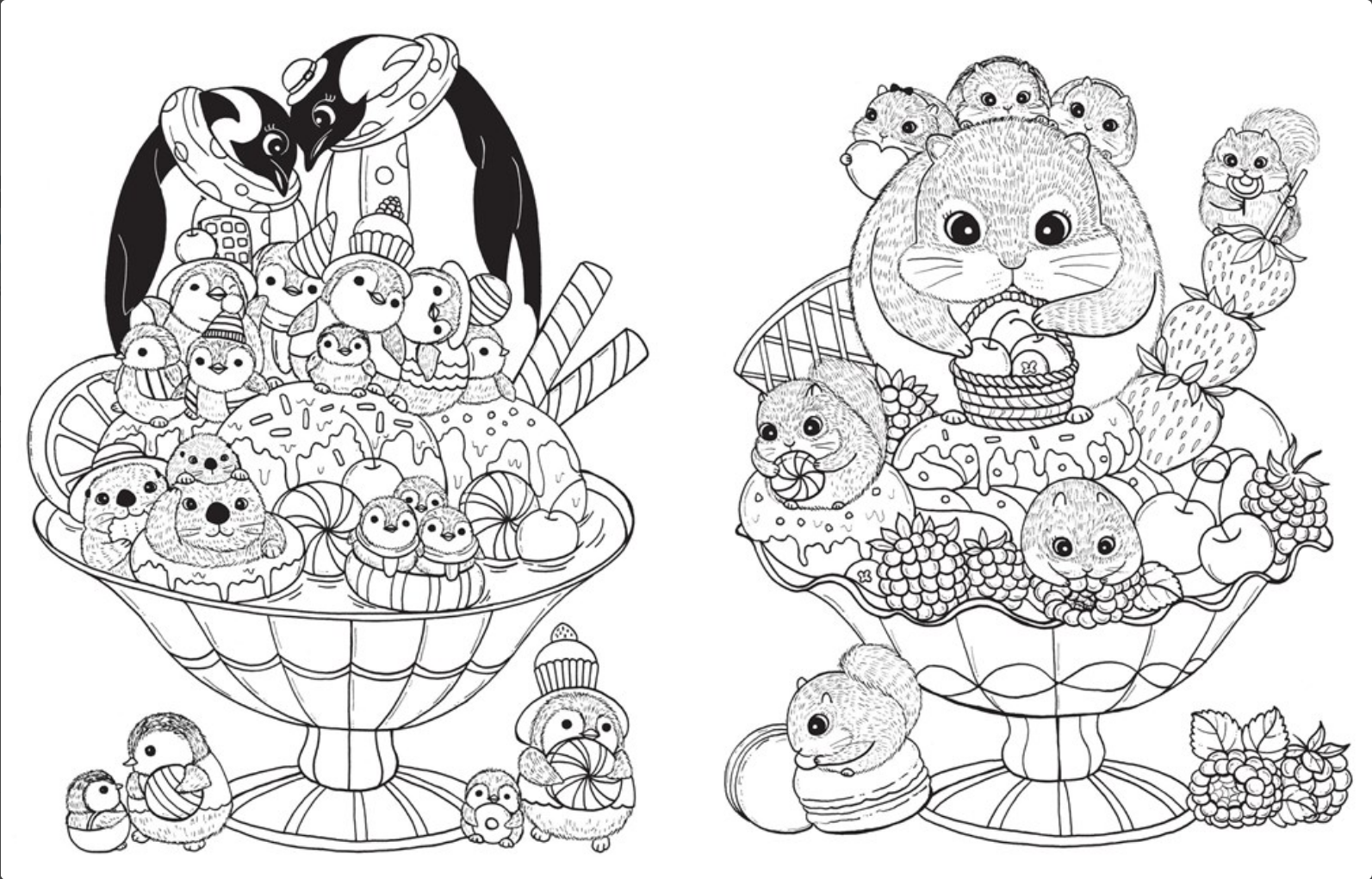 A Million Baby Animals: Little Creatures to Color
