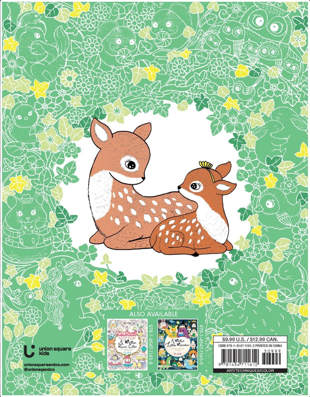 A Million Baby Animals: Little Creatures to Color