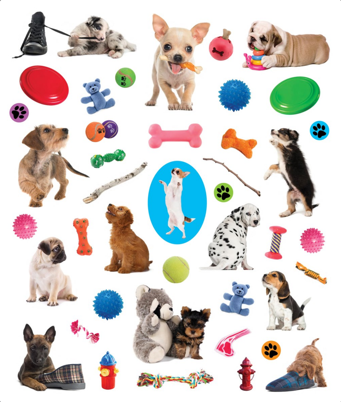 Eyelike Stickers: Puppies