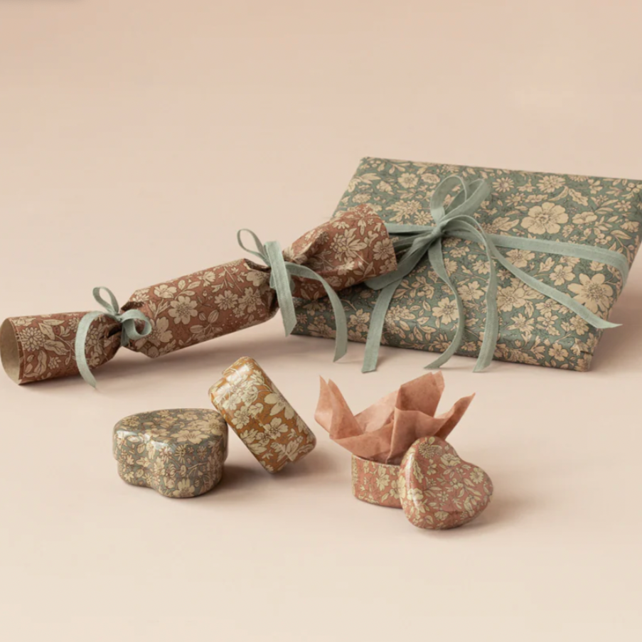 Heart Tooth Box 2 pcs set  -ocher/heather blossom