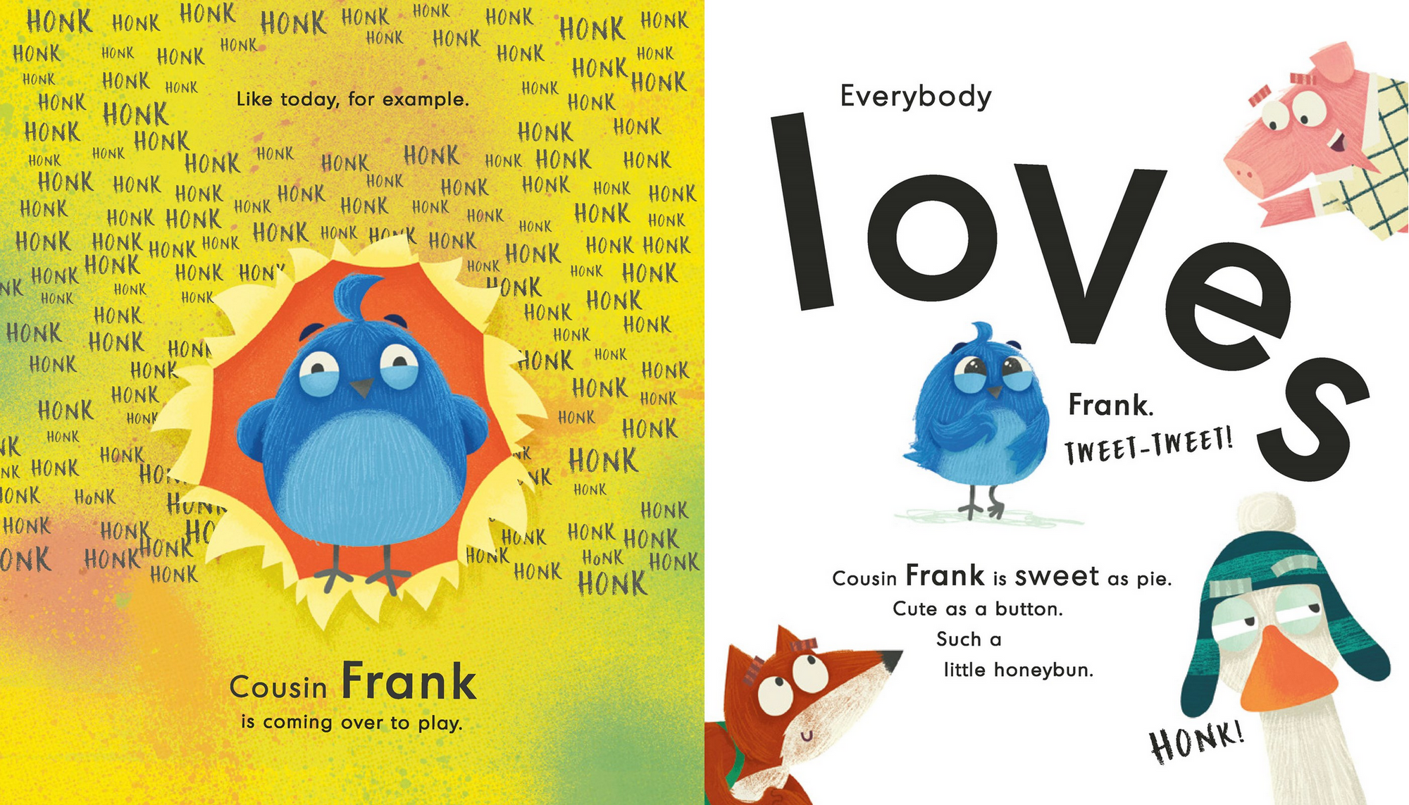 Children's book cover with colorful illustrations and text