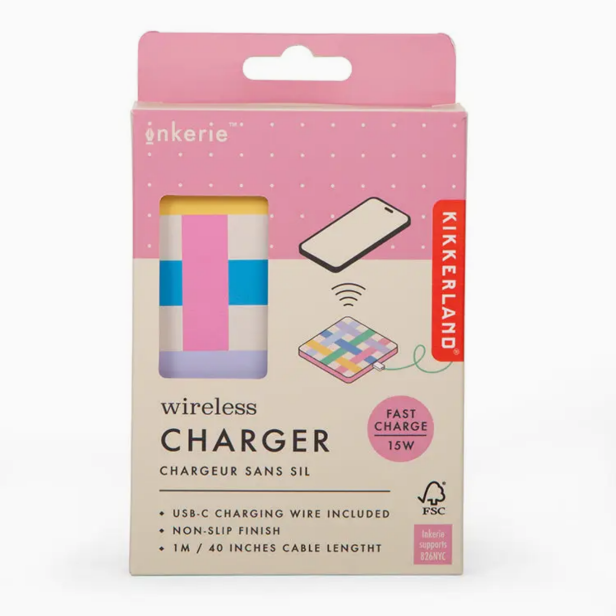 Inkerie Wireless Charger: grid