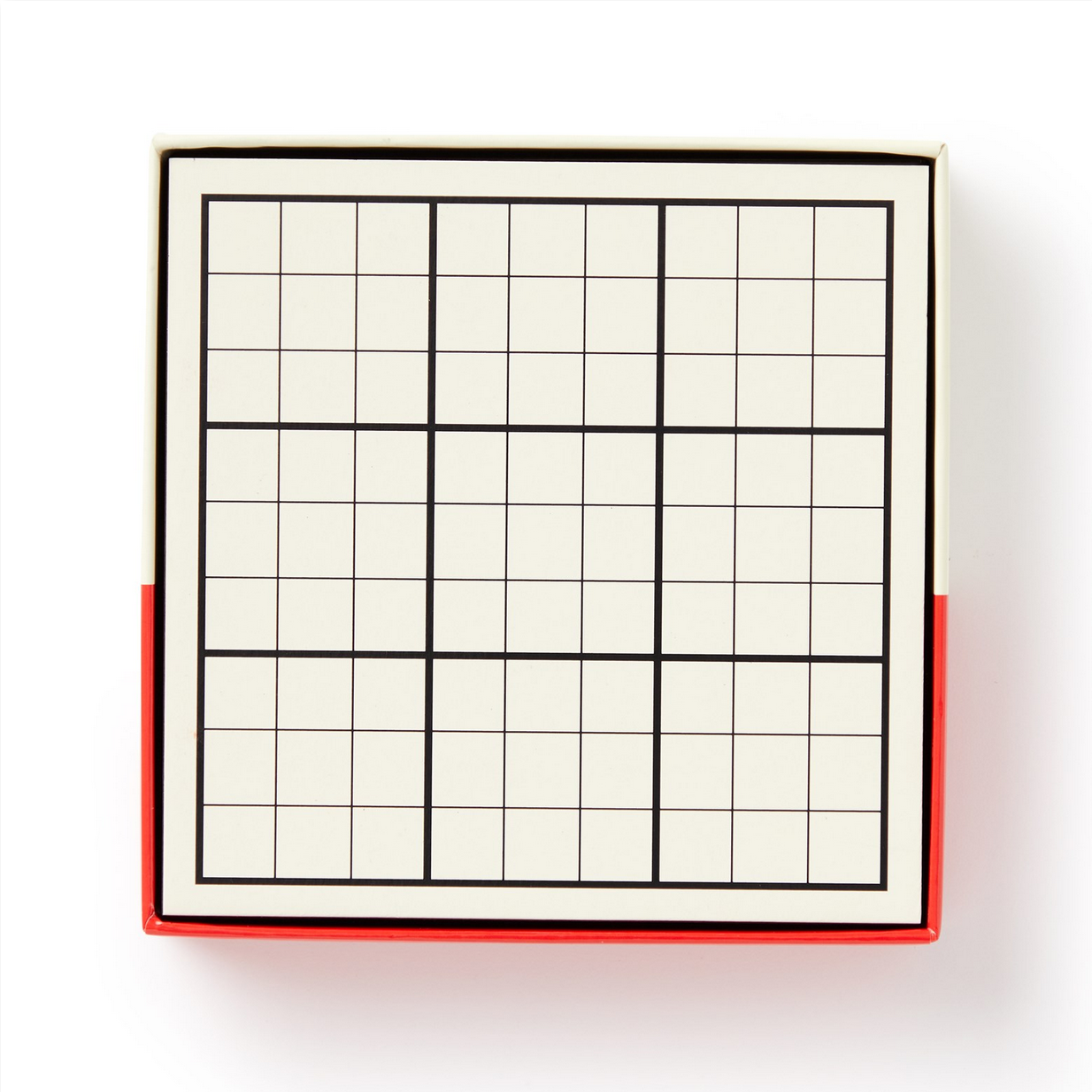 Grid paper with a red border on a white background