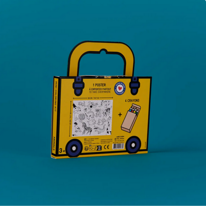 Mini Pocket Coloring Animals