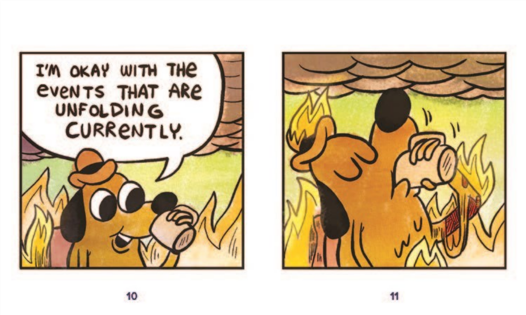 This Is Fine Talking Figurine: With Light and Sound!