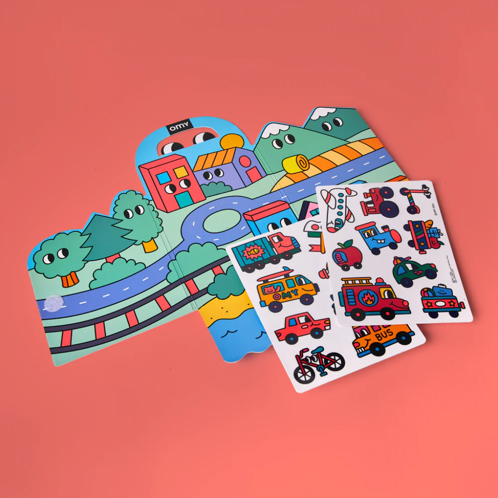 Montessori Stickers Kit - Vroom Vroom