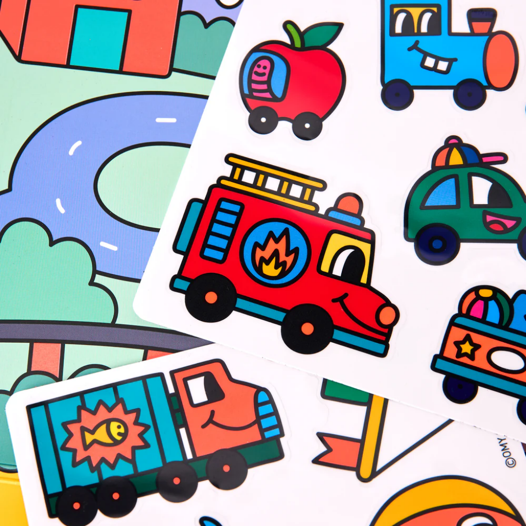 Montessori Stickers Kit - Vroom Vroom