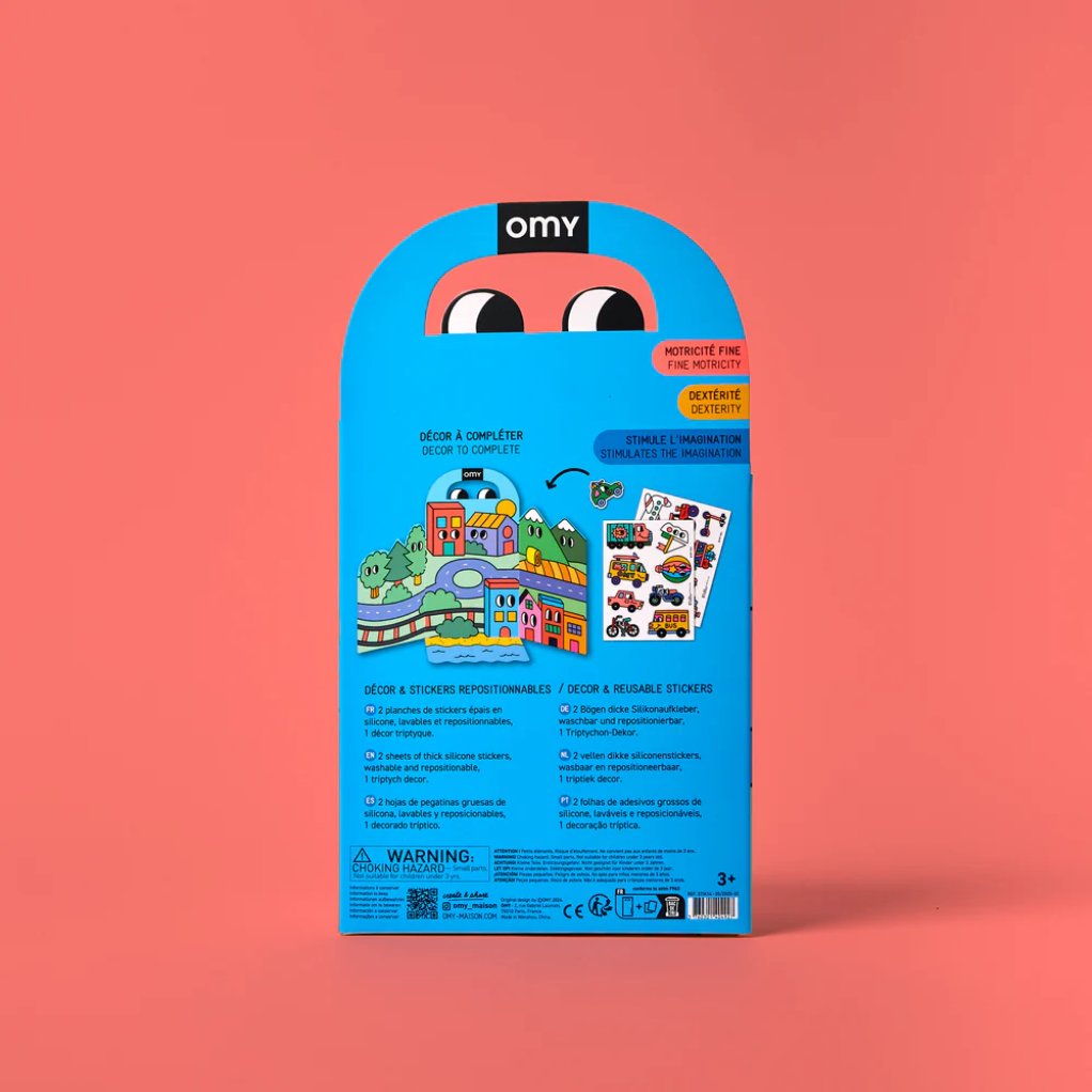 Montessori Stickers Kit - Vroom Vroom