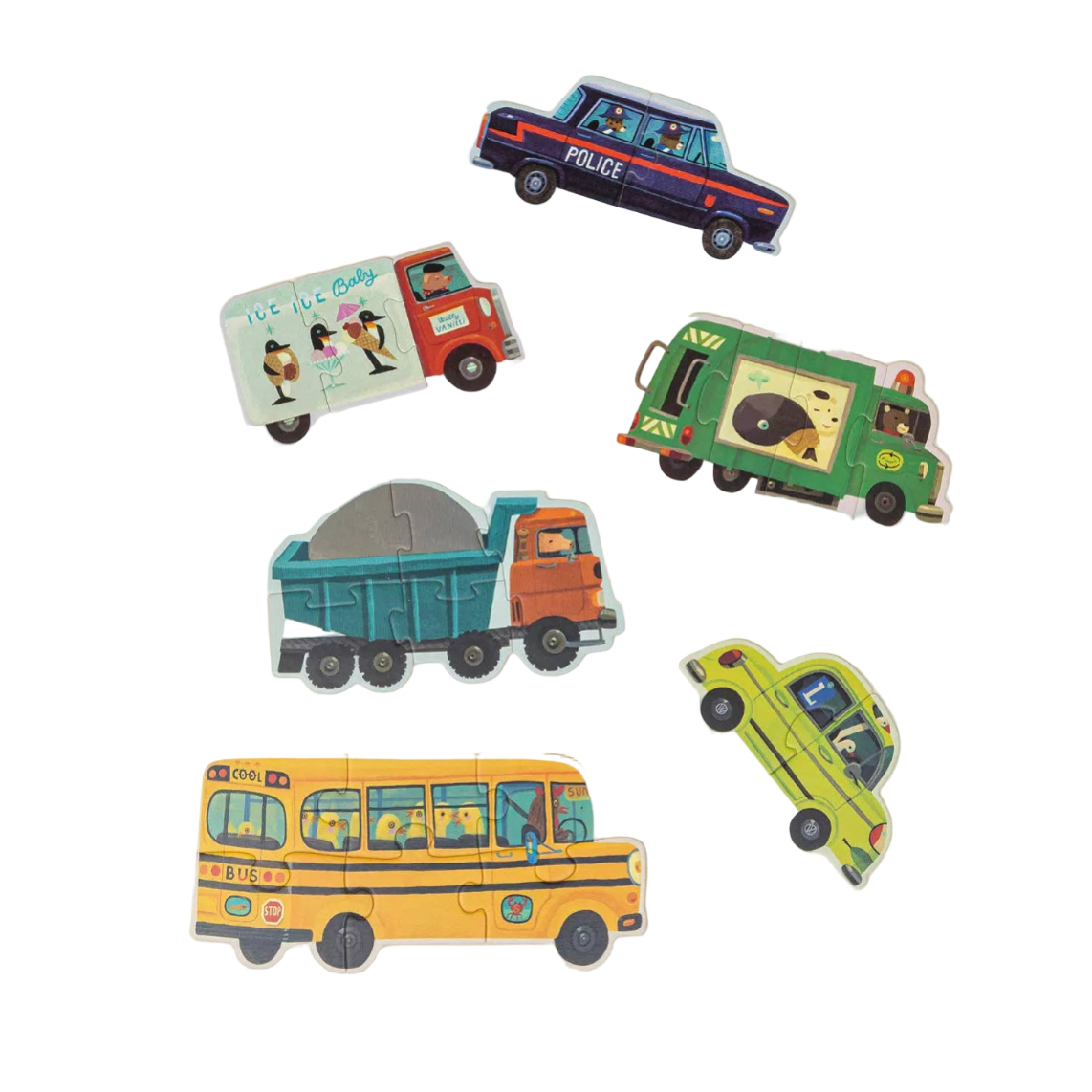 My first Puzzles - On the Road (6 puzzles)