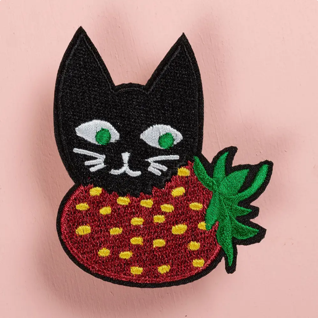 Strawberry Cat Patch