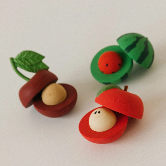 Cherry Stacking Toy & Rattle Ball