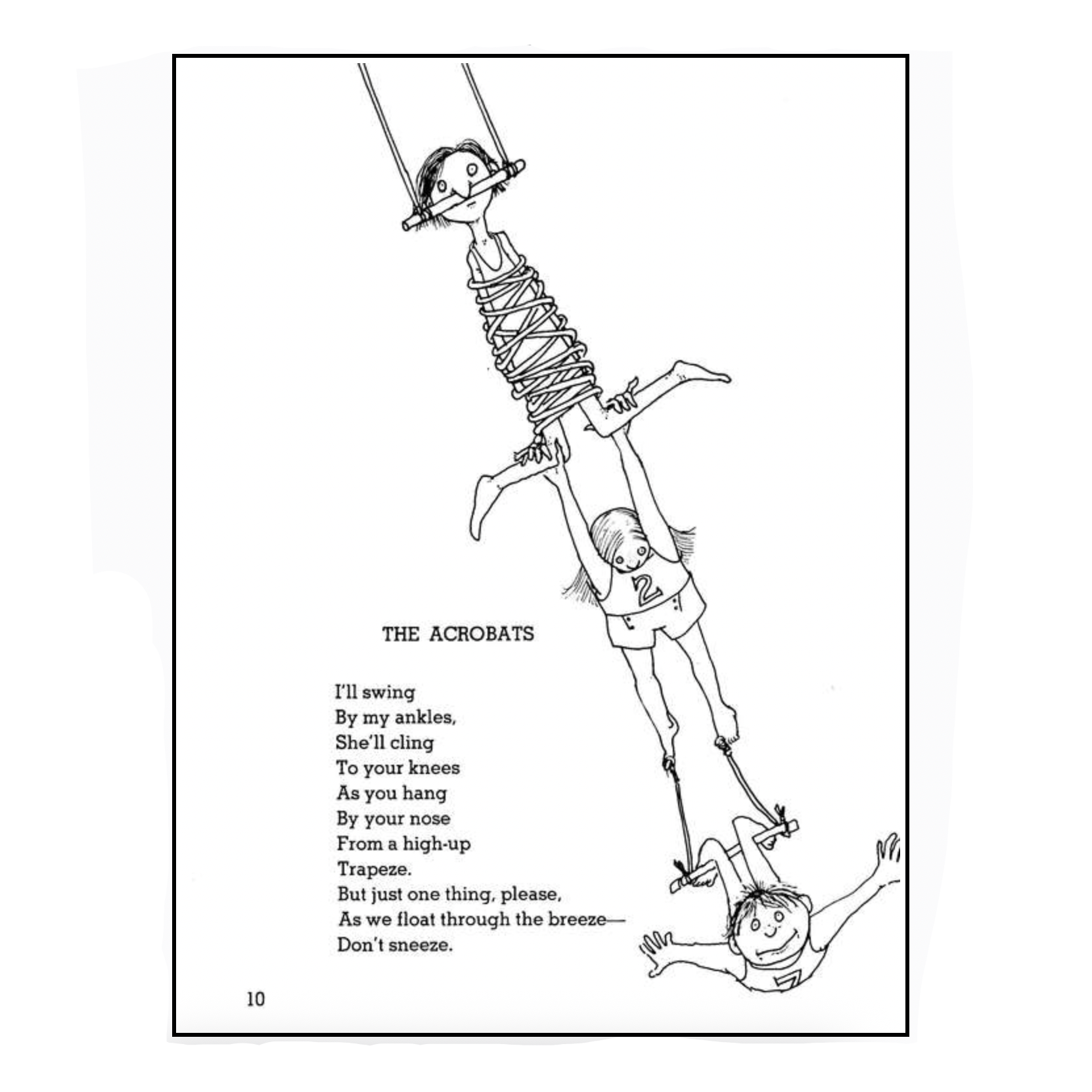 illustration of acrobats 