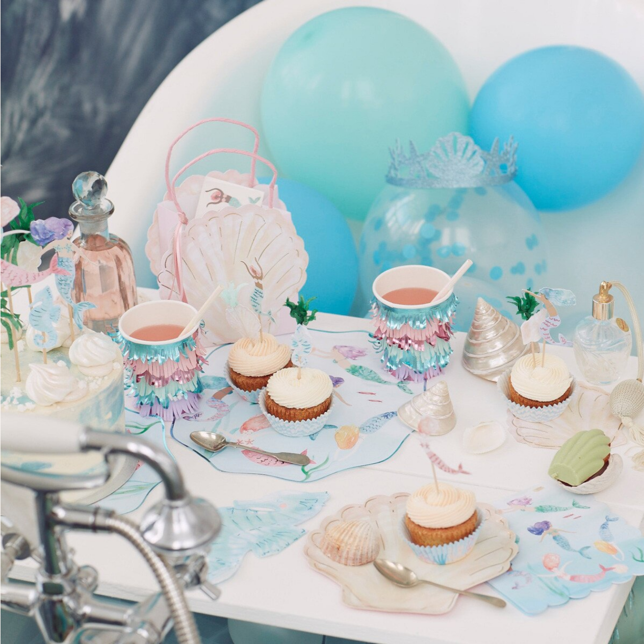 Mermaid Party Bags (pk8)