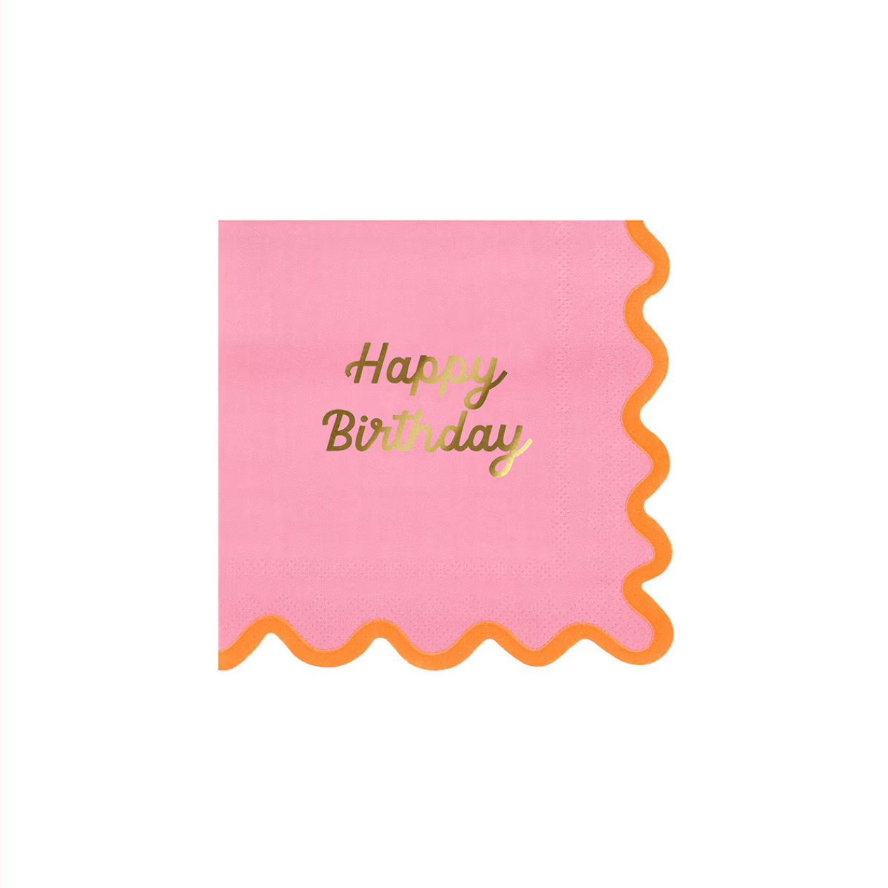Wiggle Edge Small Napkins (x16)