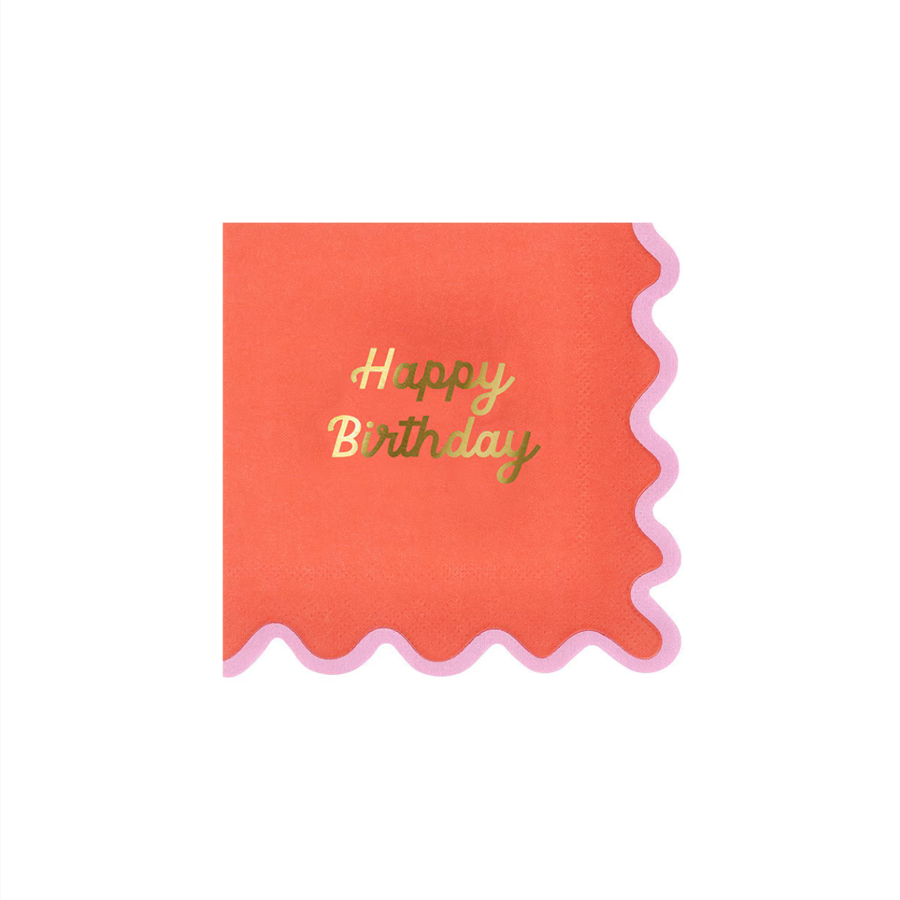 Wiggle Edge Small Napkins (x16)