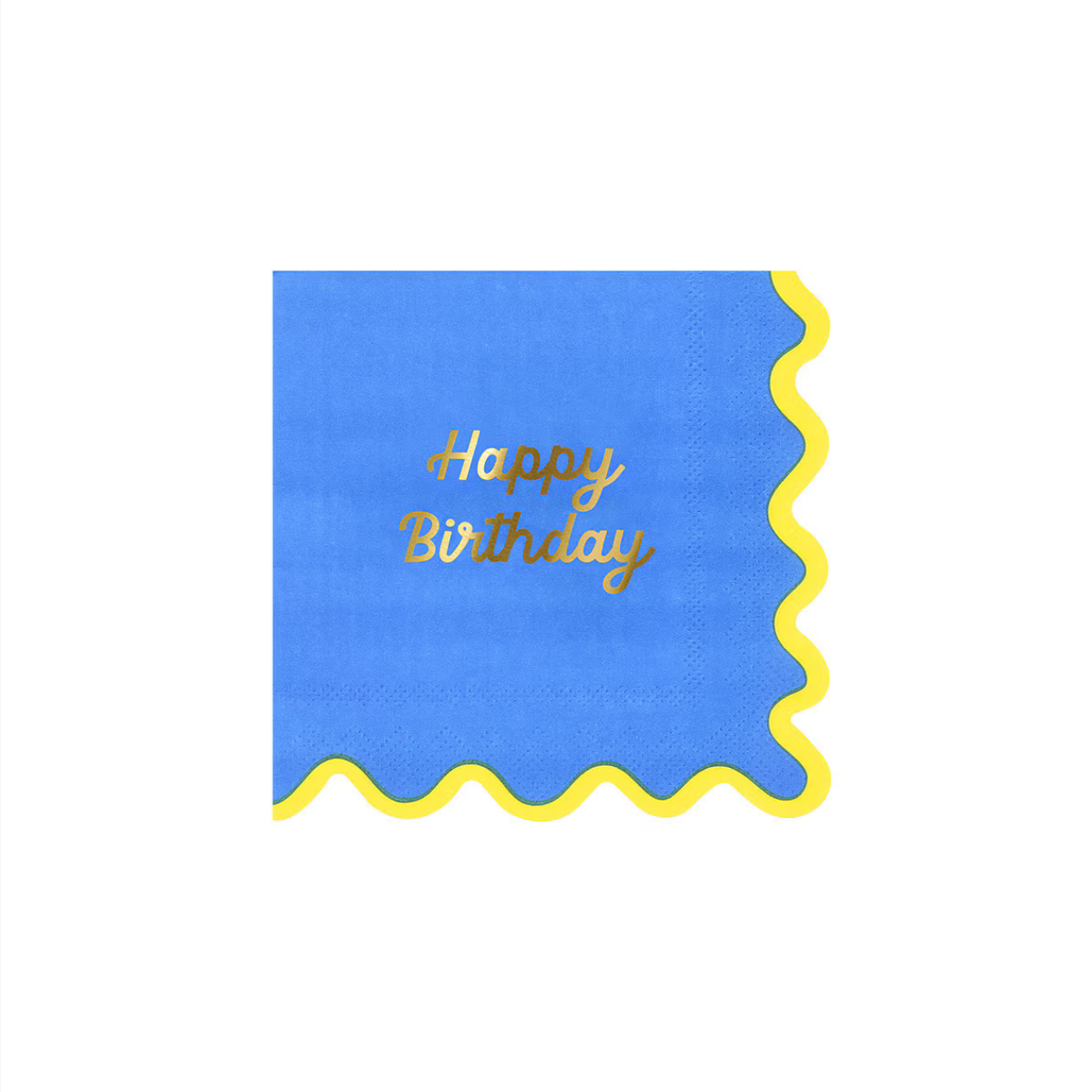 Wiggle Edge Small Napkins (x16)