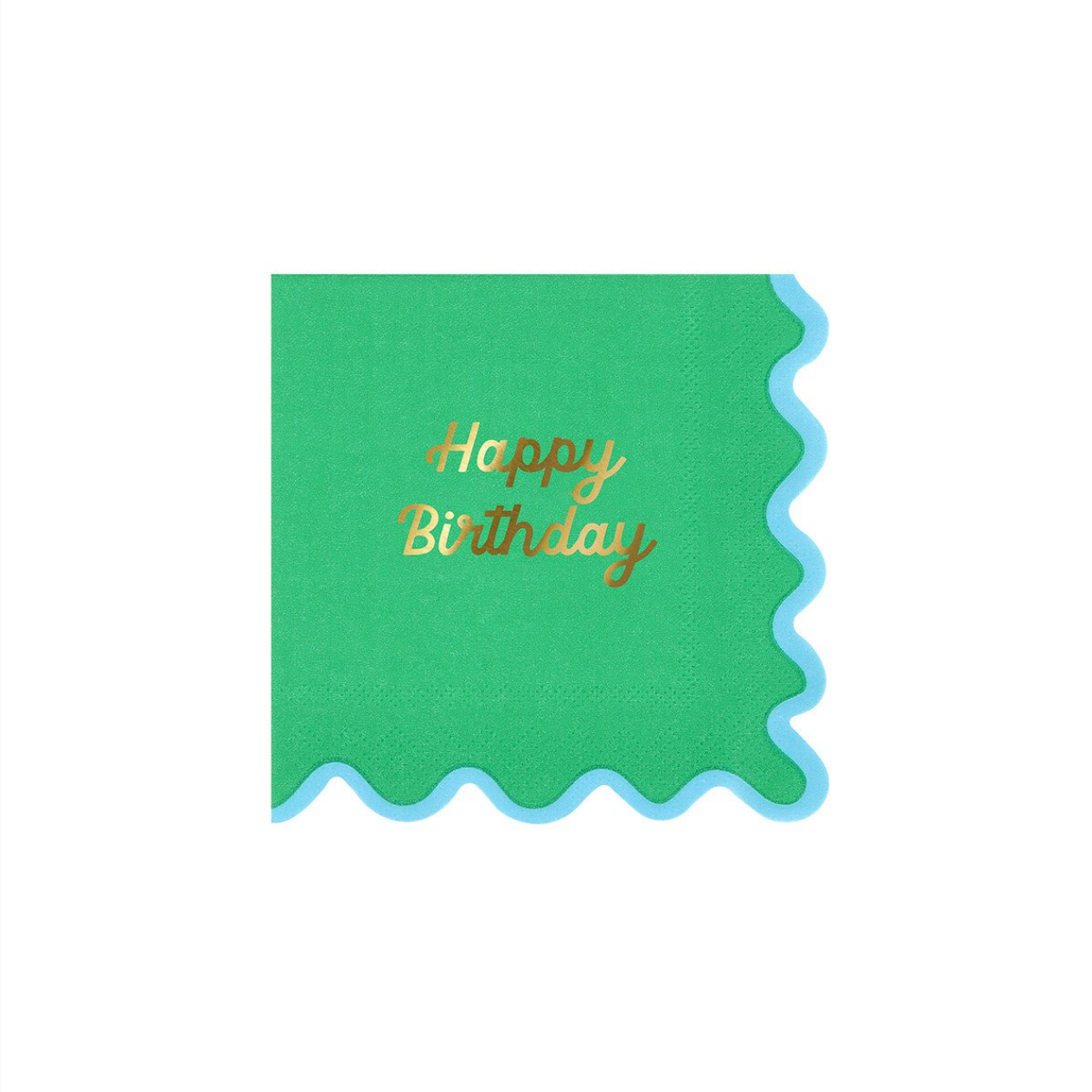 Wiggle Edge Small Napkins (x16)
