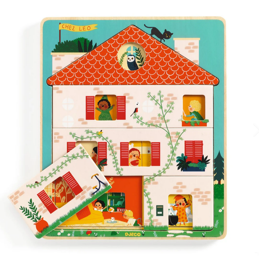 Chez Leo Wooden Puzzle